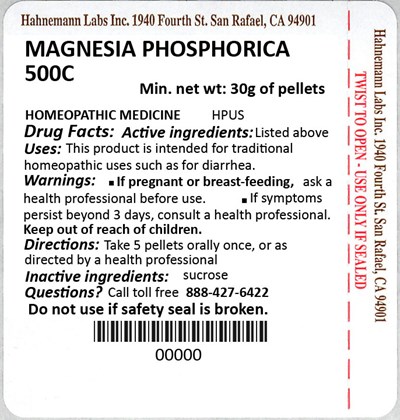 Magnesia Phosphorica 500C 30g - Magnesia Phosphorica 500C 30g